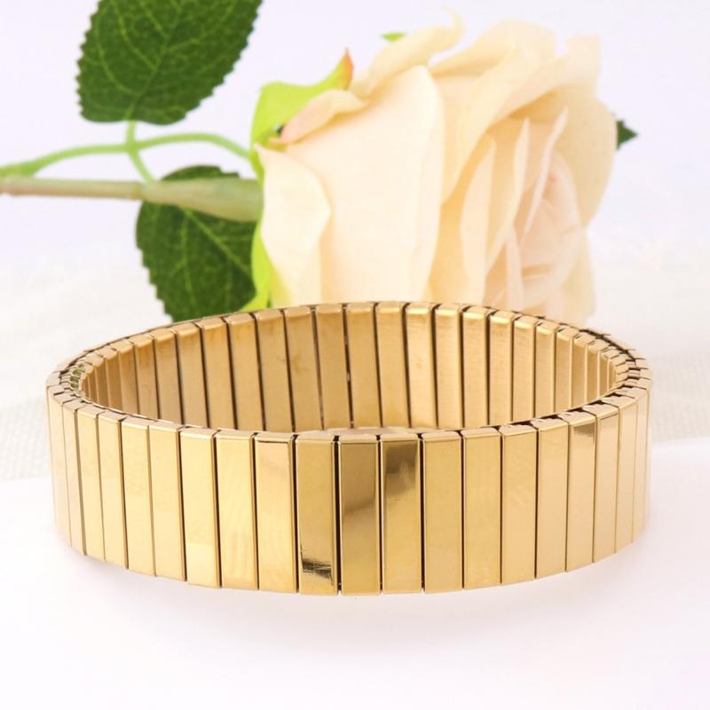 18K Yellow Gold Tubogas Bracelet  |  Womens Bracelets Bracelets Bracelets