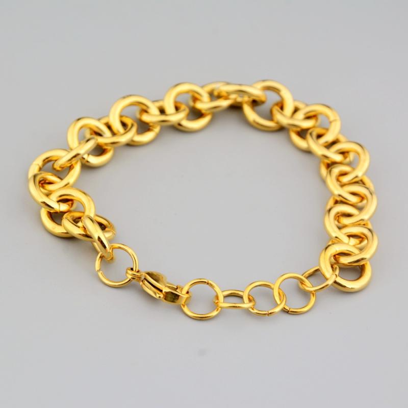 19K Yellow Gold Farnese Chain Link Bracelet  |  Womens Bracelets Bracelets Bracelets