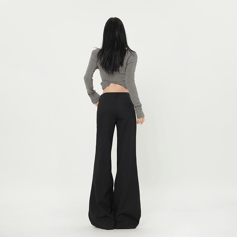 20Th Anniversary High-Waisted Tux Pants  |  Womens Tailored Suiting Clothing BLACK PIQUE