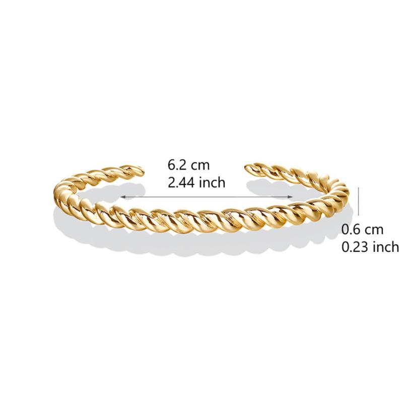 4.5Mm Cablespira Oval Bracelet In 18K Gold  |  Womens Bracelets Bracelets Bracelets