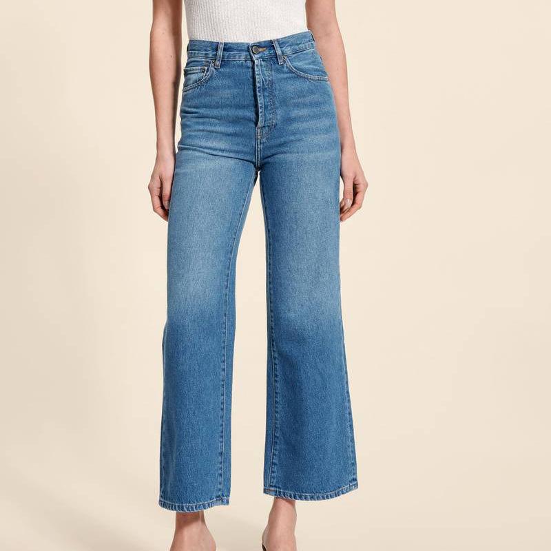 Anessa Cropped Raw Hem Jeans  |  Womens Jeans Clothing BEBOP