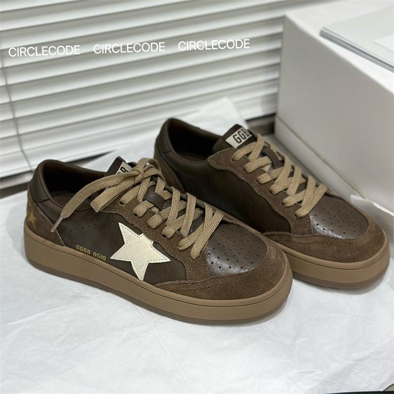 Ball Star Mix Leather Sneakers  |  Womens Sneakers Shoes ECRU