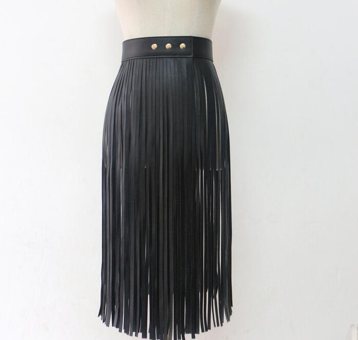 Bambie Fringe-Hem Midi Dress  |  Womens Evening Clothing BLACK