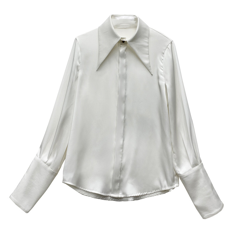 Bias Seamed Button Up Blouse  |  Womens Tops Clothing RUBY