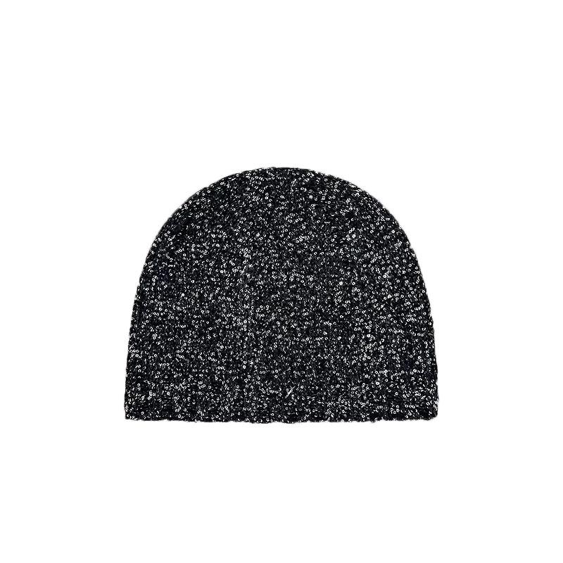 Cashmere Knit Beanie  |  Womens Hats Accessories BLACK