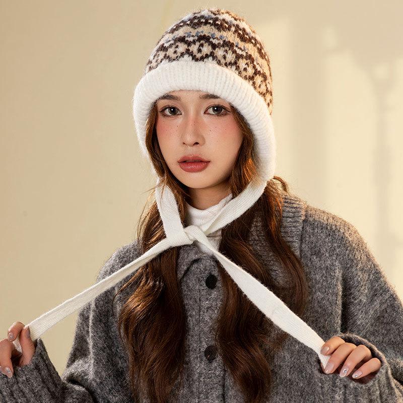 Check Cashmere-Blend Beanie  |  Womens Hats Accessories Hats