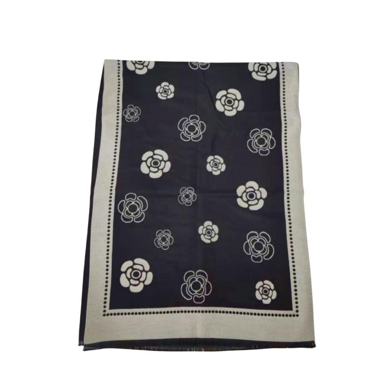 Classic Skull Wool Scarf  |  Womens Scarves & Wraps Accessories 9978 OYSTER IVORY