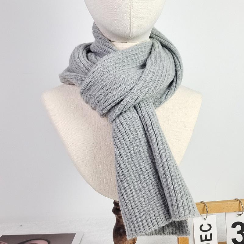 Colorblock Ribbed Cashmere Scarf  |  Womens Scarves & Wraps Accessories ICE BLUE COLOURWAY