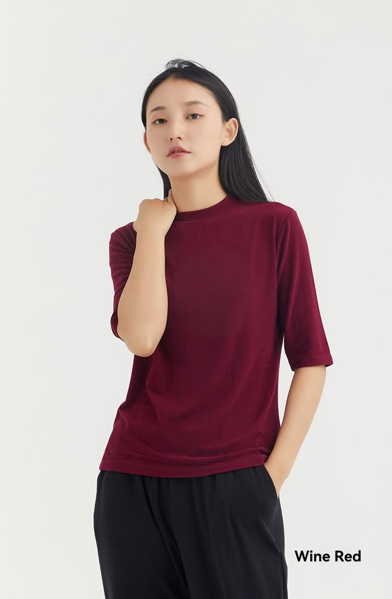 Crewneck Jersey T-Shirt  |  Womens Tops Clothing INDIGO