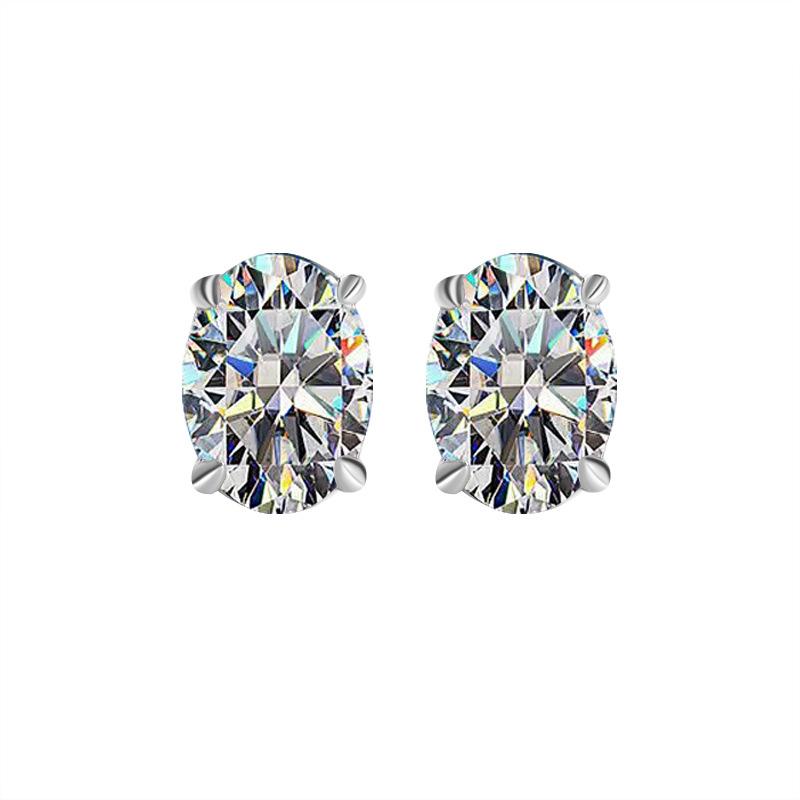 Cushion Cubic Zirconia Clip Classic Earrings  |  Womens Earrings Earrings CLEAR