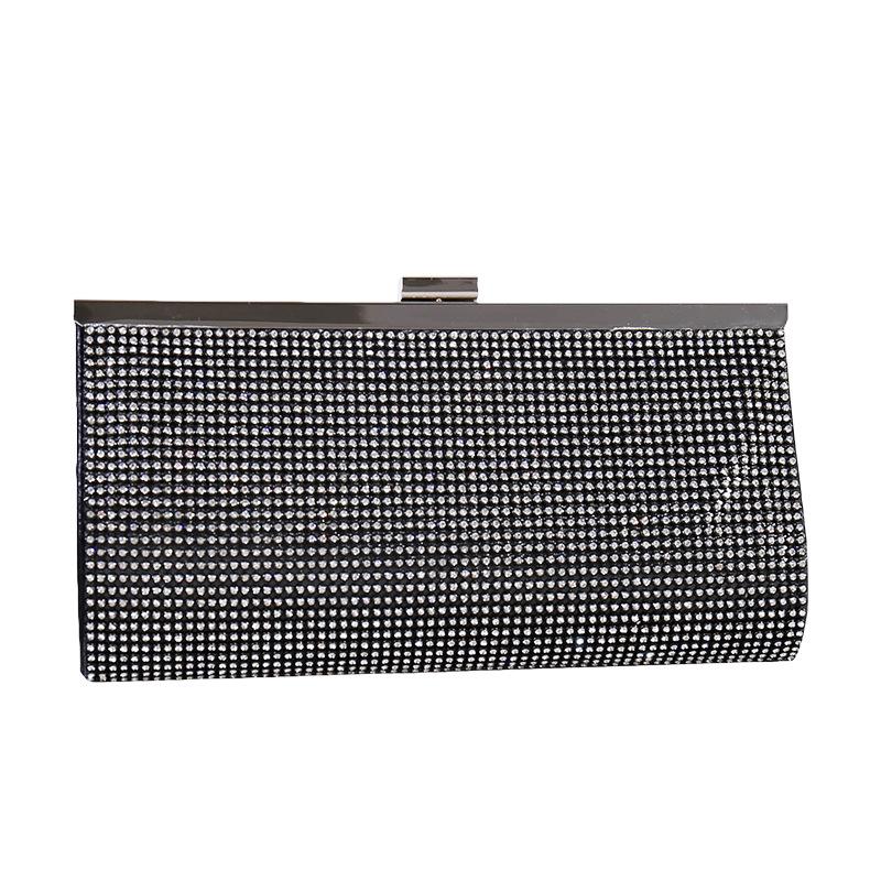 Dimple Embellished Mesh Clutch Bag  |  Womens Evening Bags Evening Bags BLACK