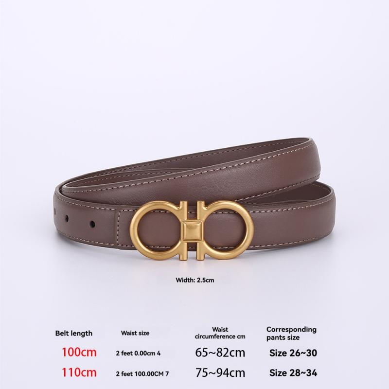 Double Gancini Belt  |  Womens Belts Accessories Belts