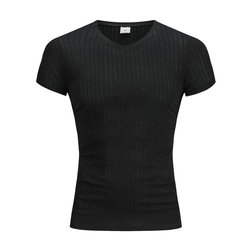 Draya Short-Sleeve Rhinestone Button Tee  |  Womens Tops Clothing BLACK