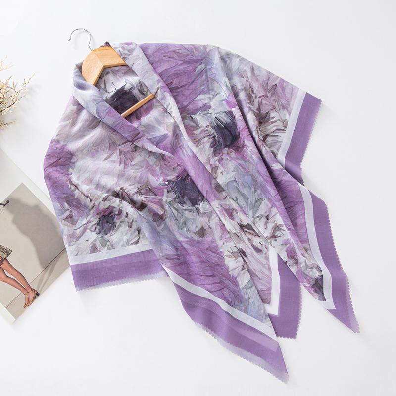 Eden Cashmere & Silk Printed Scarf  |  Womens Scarves & Wraps Accessories PINK