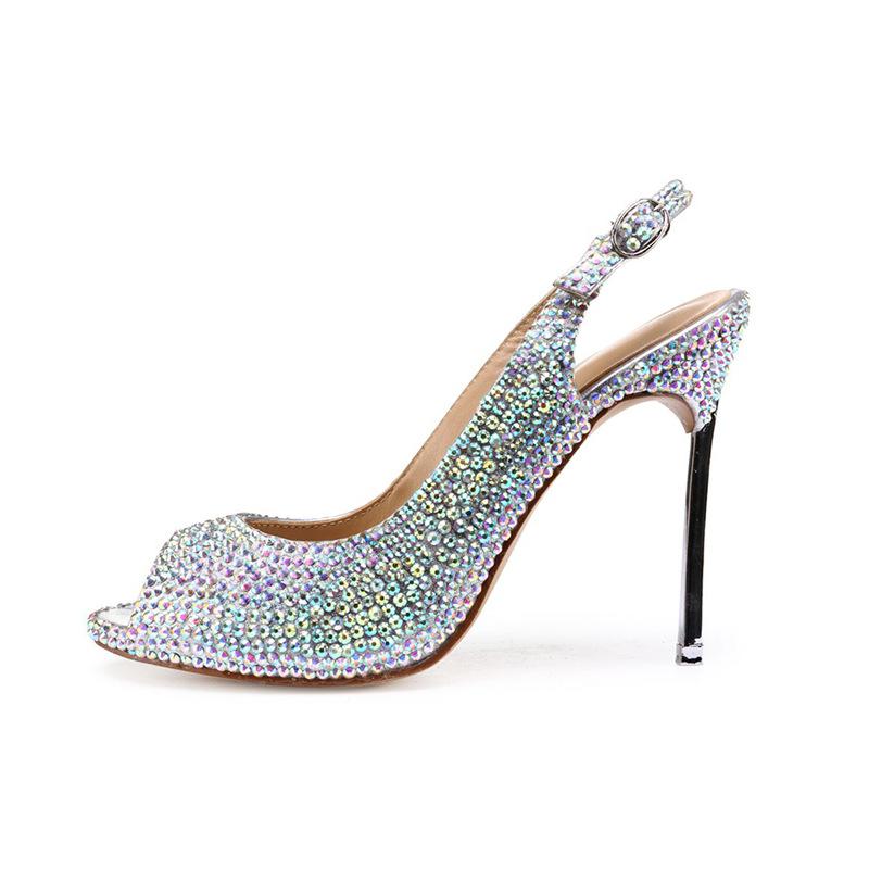 Elsa Crystal Slingback Cocktail Pumps  |  Womens Pumps & Heels Pumps & Heels Pumps & Heels