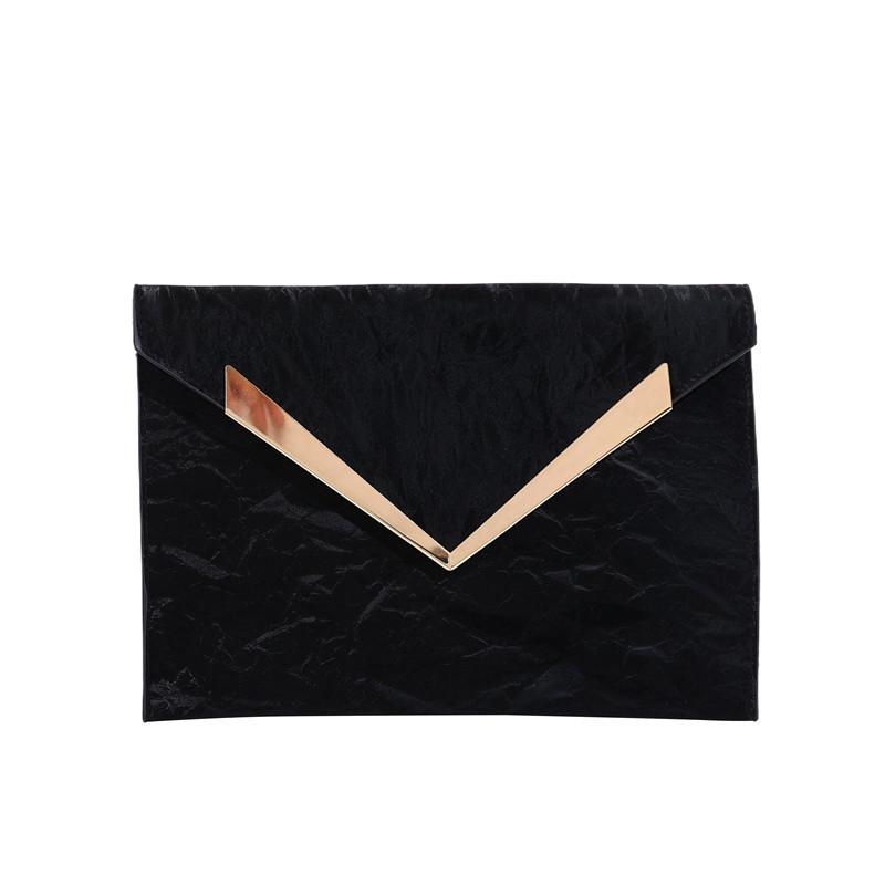 Emmie Patent Leather Clutch Bag  |  Womens Evening Bags Evening Bags BLACK LIGHT GOLD