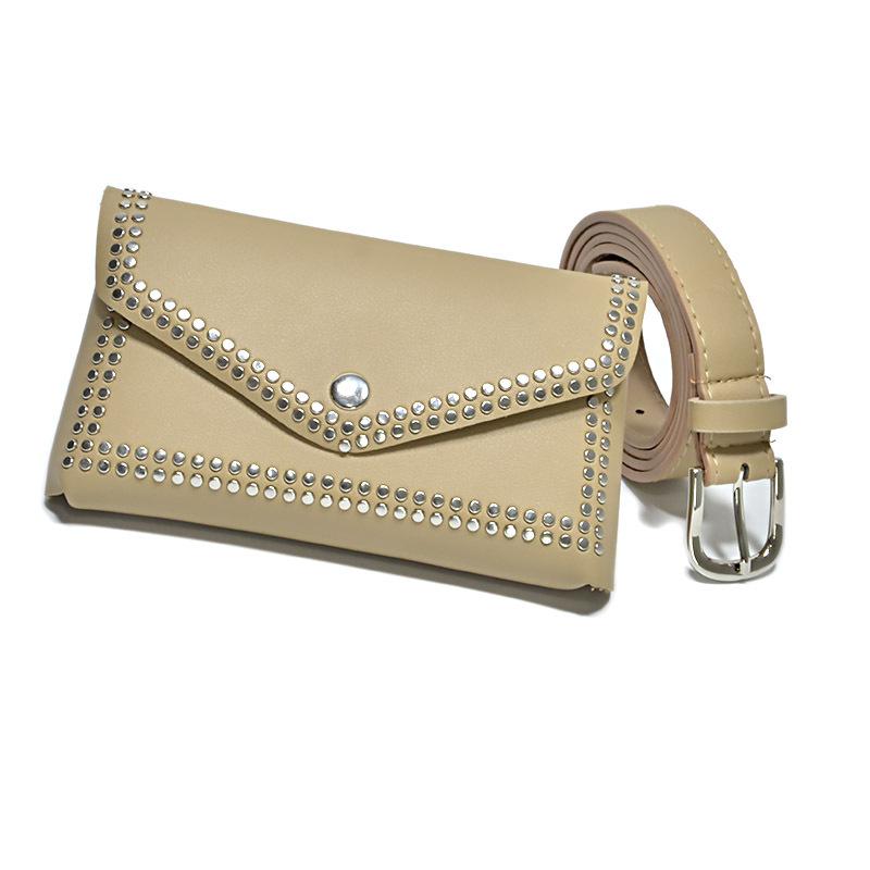 Envelope Spiked Leather Pouch Clutch Bag  |  Womens Clutches & Pouches Clutches & Pouches Clutches & Pouches