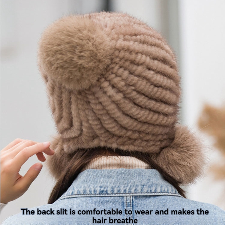 Faux Fur Poppy Pom Hat  |  Womens Hats Accessories Hats