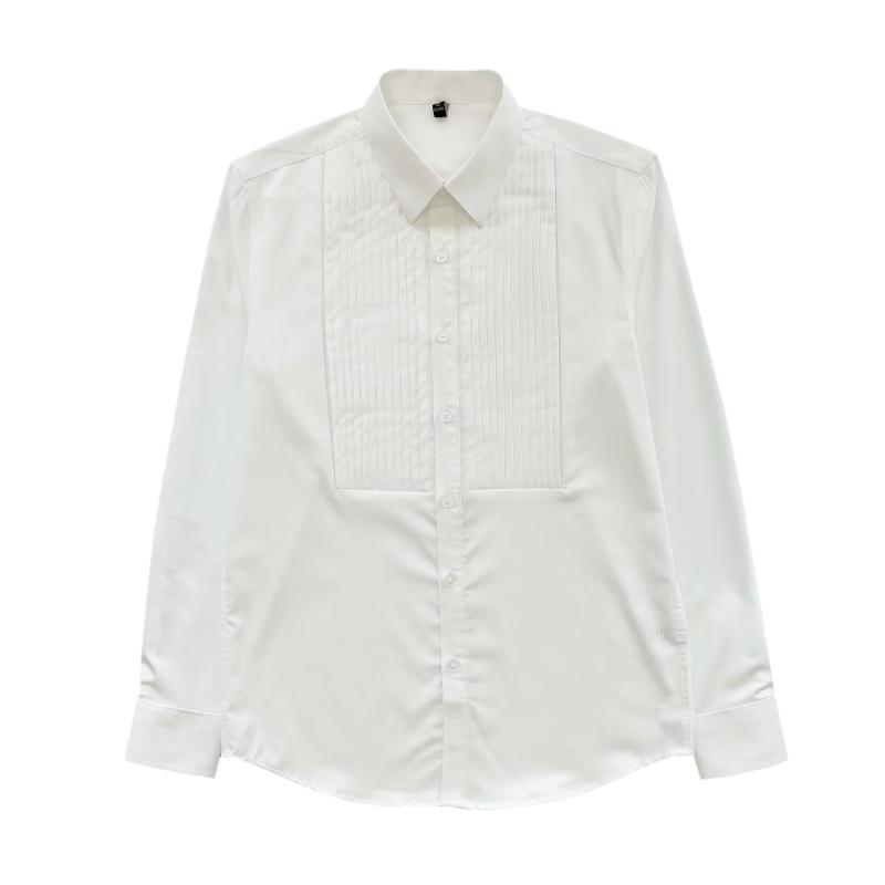 Fino Cropped Boxy Tuxedo Shirt  |  Womens Tops Clothing Tops