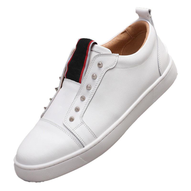 Fique A Vontade Red Sole Leather Low-Top Sneakers  |  Womens Sneakers Shoes Sneakers