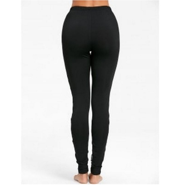 Fitted Leggings With Logo Detail  |  Womens Activewear Activewear Activewear