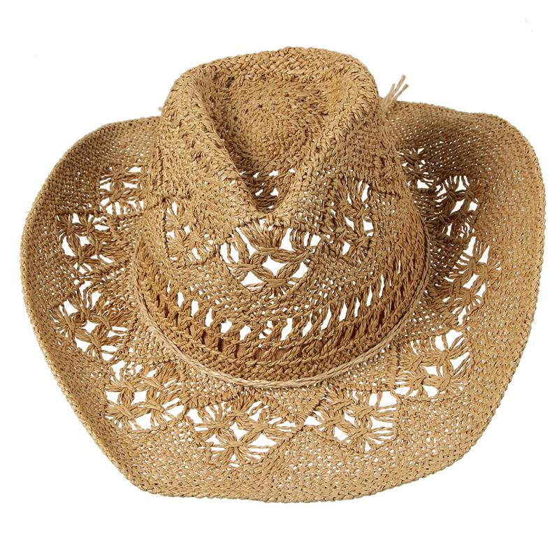 Floral Crocheted Retro Raffia Bucket Hat  |  Womens Hats Accessories Hats