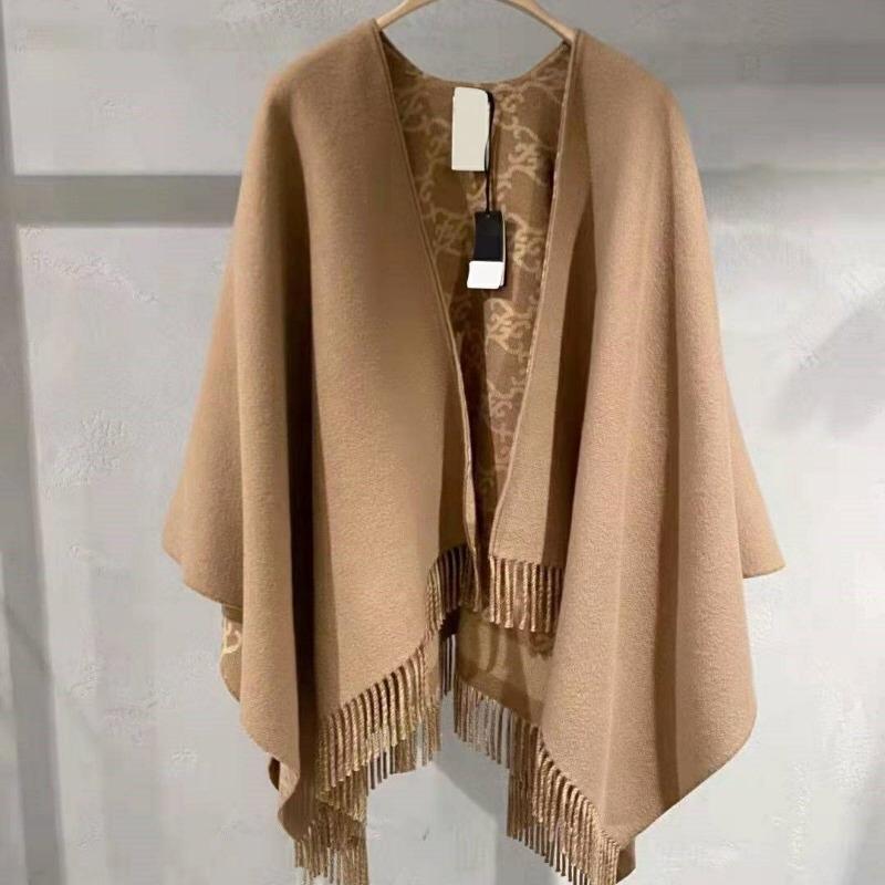 Fringe Cashmere Cape  |  Womens Scarves & Wraps Accessories 231CAM CAMEL