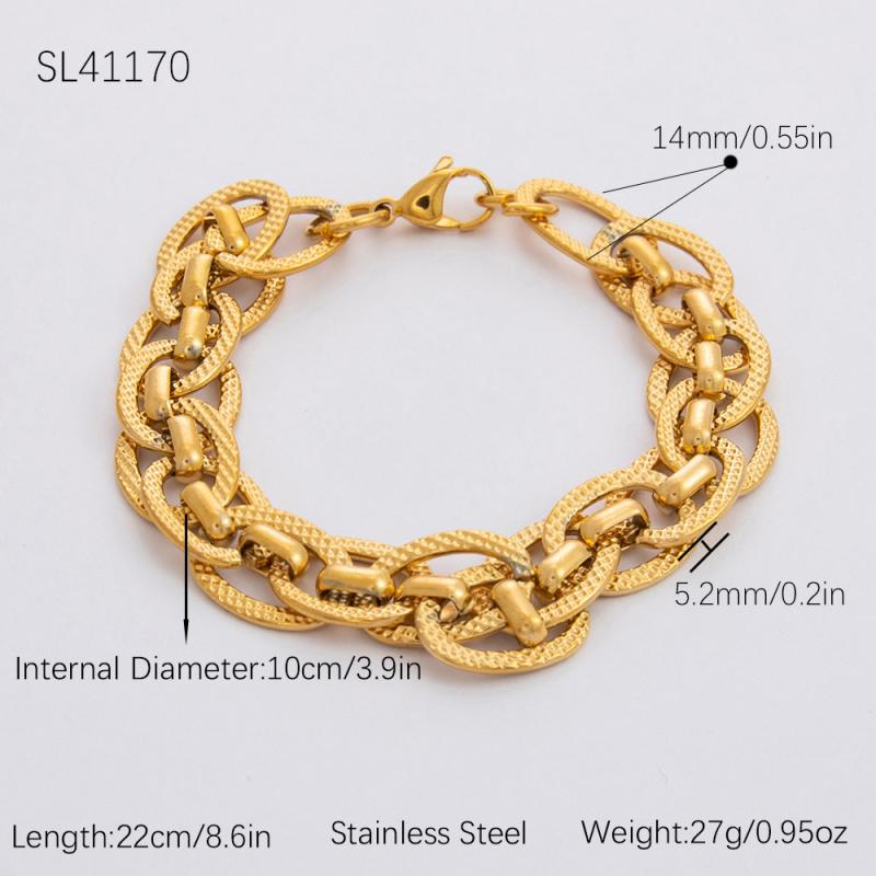 Gold Multi-Chain Toggle Bracelet  |  Womens Bracelets Bracelets Bracelets