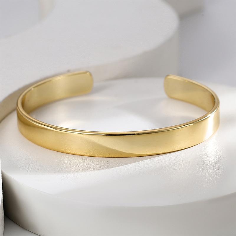 Golden Groove Cuff Bracelet  |  Womens Bracelets Bracelets Bracelets