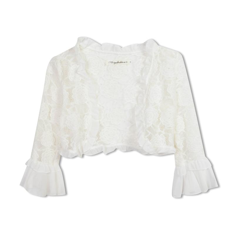 Guipure Lace Long Sleeve Blouse  |  Womens Tops Clothing Tops