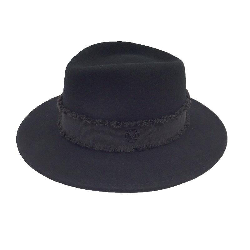 Harlowe Felt Fedora  |  Womens Hats Accessories BLACK