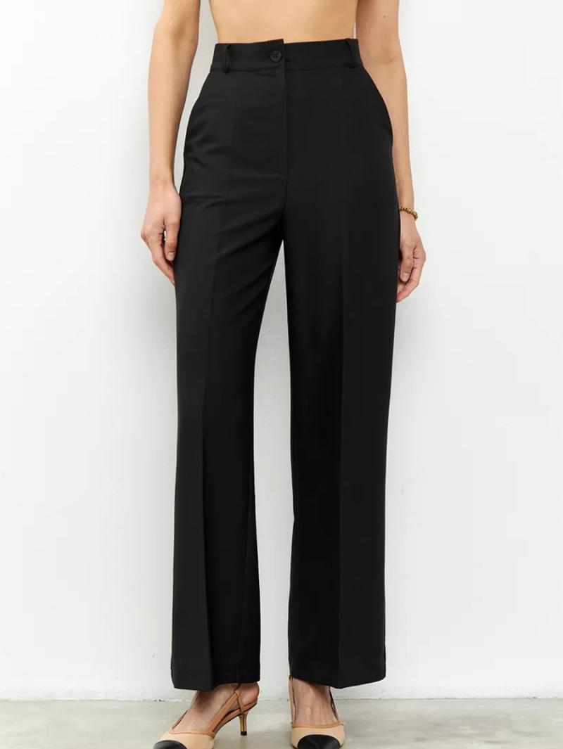 High-Waist Pursuit Trousers  |  Womens Pants & Shorts Clothing BLACK