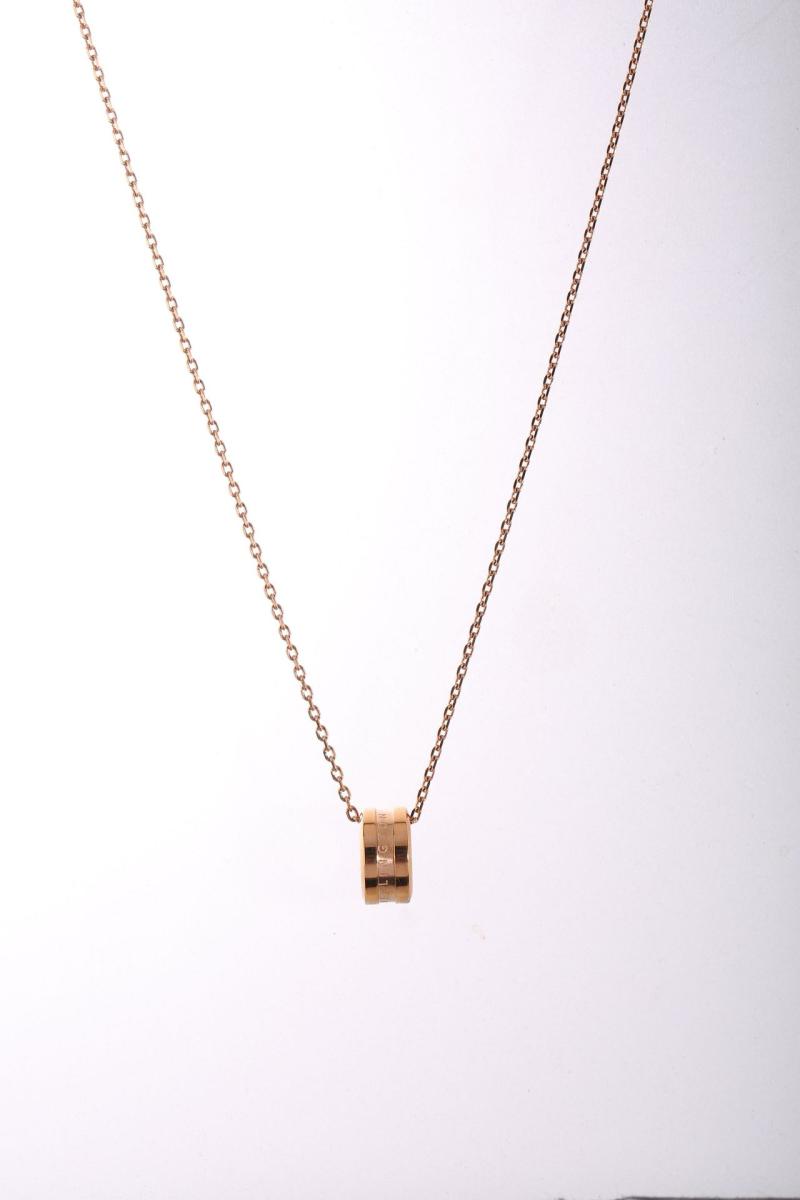 Ice Cube 18K Rose Gold Diamond Pendant Necklace  |  Womens Necklaces Jewelry Necklaces