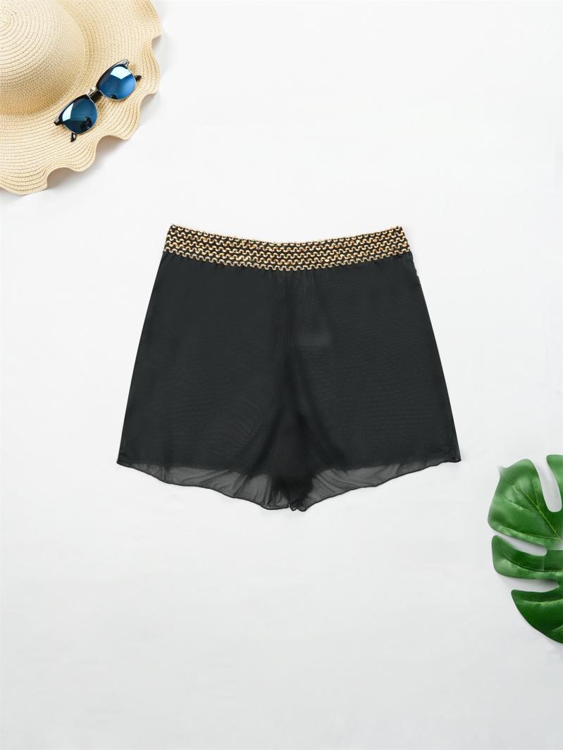 Juneve Rhinestone-Embellished Shorts  |  Womens Tailored Suiting Clothing BLACK