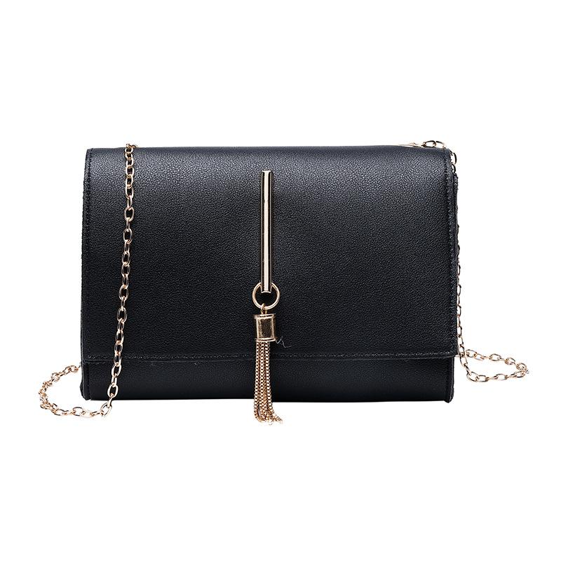 Kate Small Tassel Ysl Wallet On Chain In Grained Leather  |  Womens Evening Bags Evening Bags Evening Bags