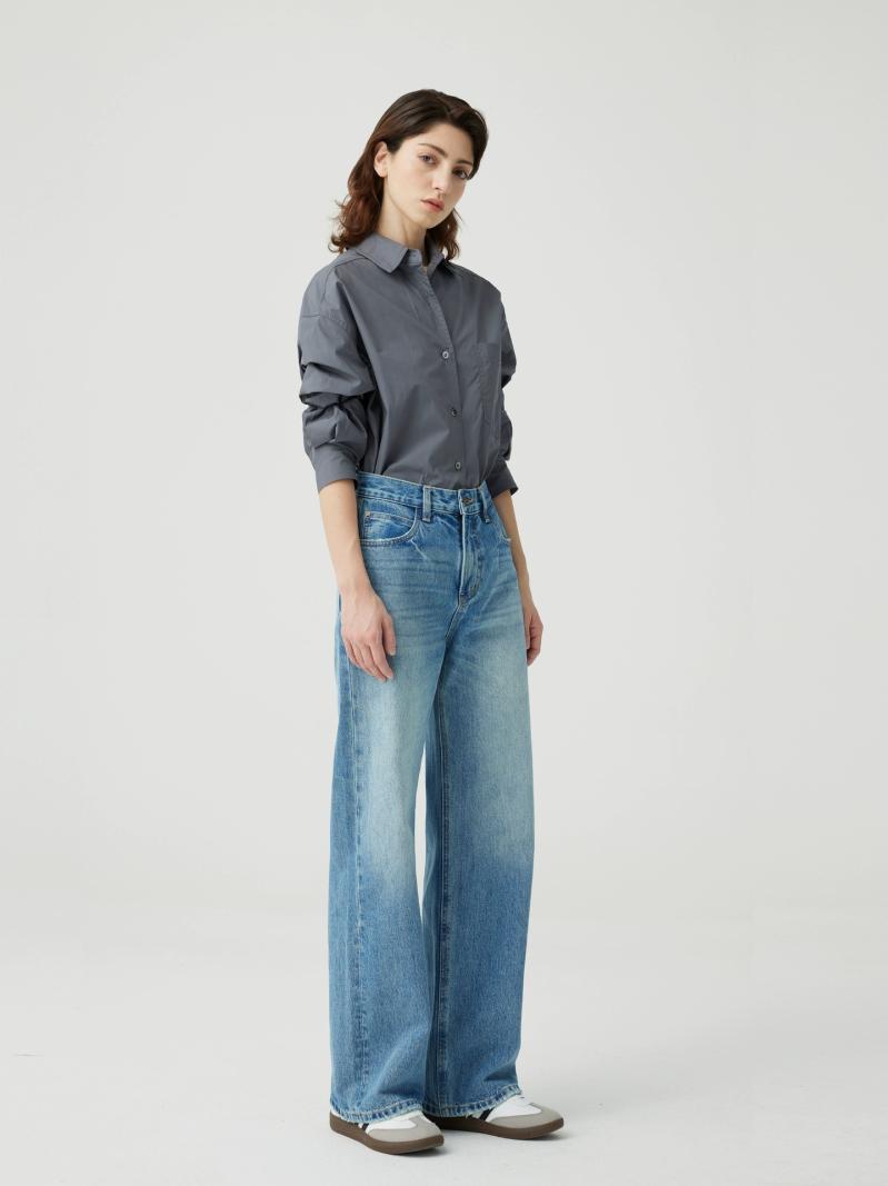 Le Slim Palazzo Jeans  |  Womens Jeans Clothing DRIZZLE