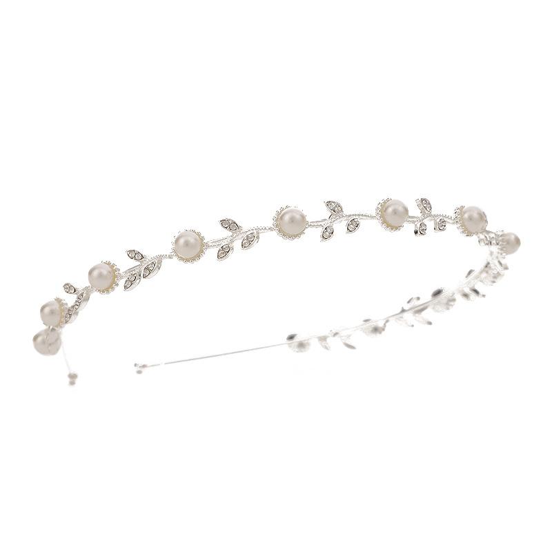 Lina Pearly Skinny Headband  |  Womens Hair Accessories Accessories CRYSTAL