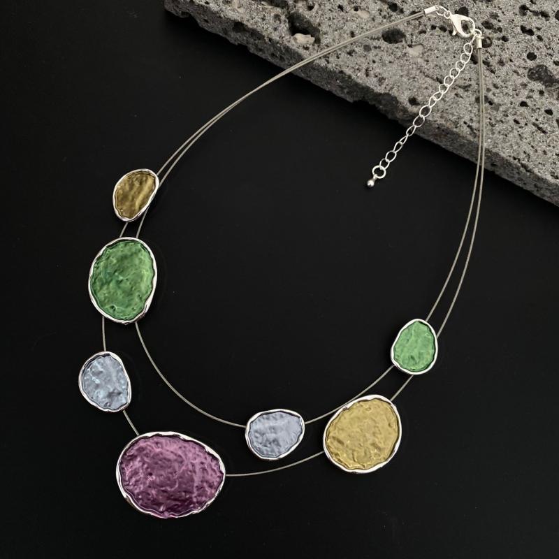 Lollipop Lollitini Girasole Short Necklace In Sterling Silver  |  Womens Necklaces Jewelry GIRASOLE