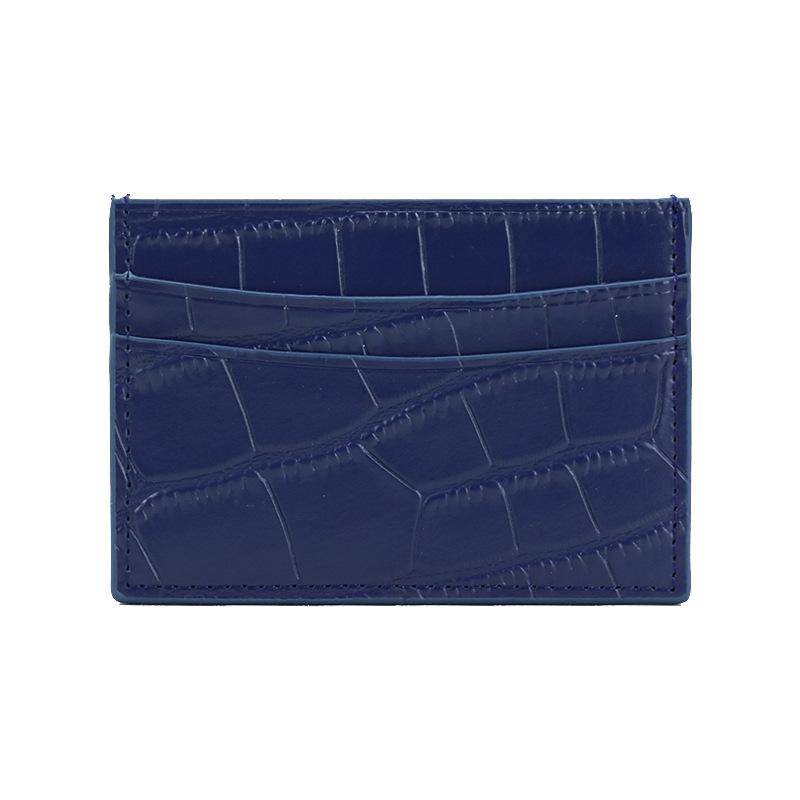 Loubi54 Card Holder In Alligator Embossed Leather  |  Womens Wallets & Card Cases Handbags BLACK