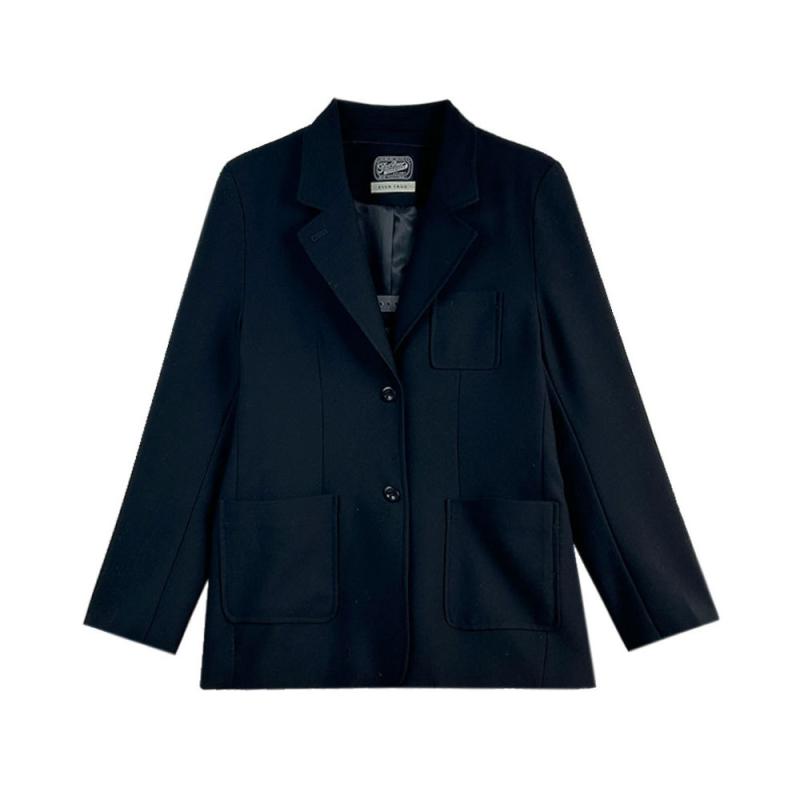 Louisa Wool-Cashmere Blazer  |  Womens Jackets & Blazers Clothing DARK NAVY