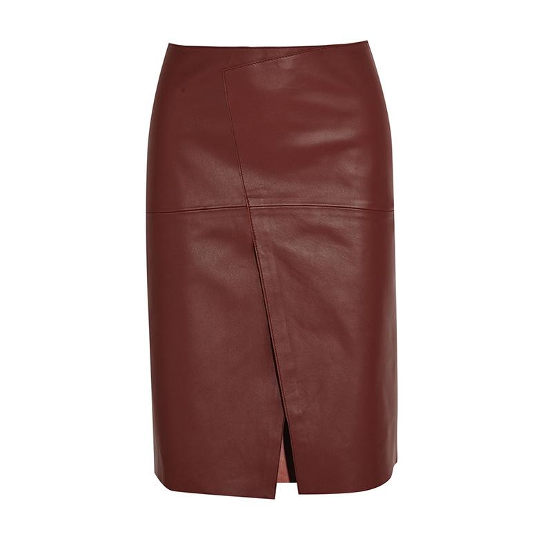 Loxley Long Leather Pencil Skirt  |  Womens Evening Clothing Evening