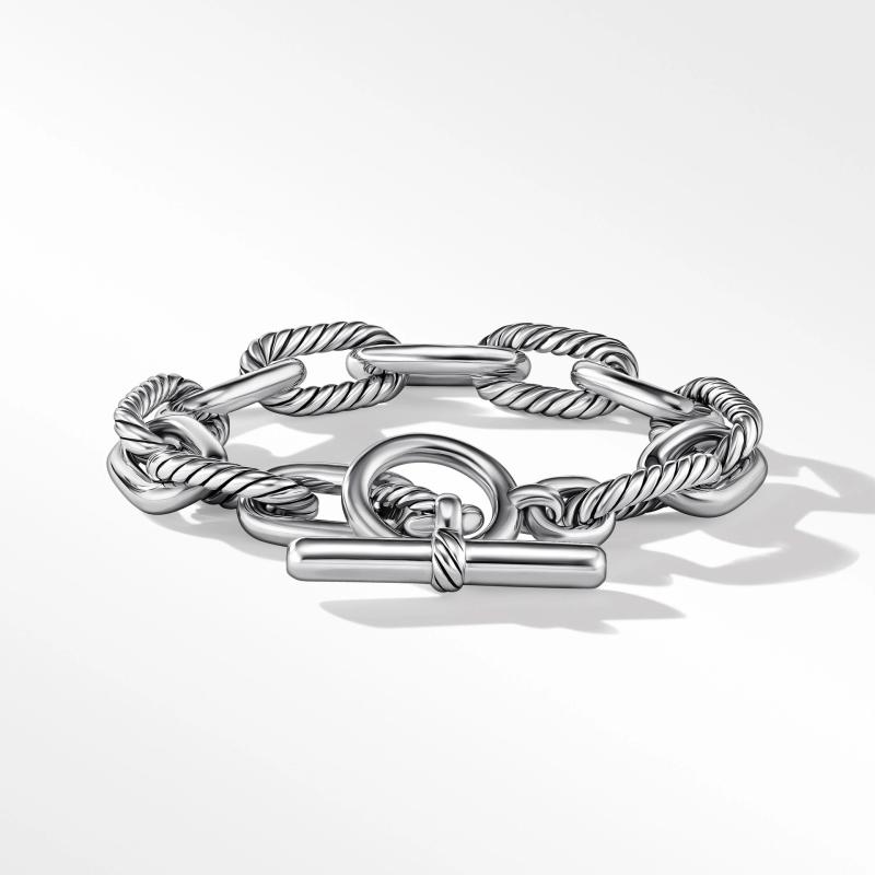 Madison Bracelet With Toggle In Silver, 8.5Mm  |  Womens Bracelets Bracelets Bracelets