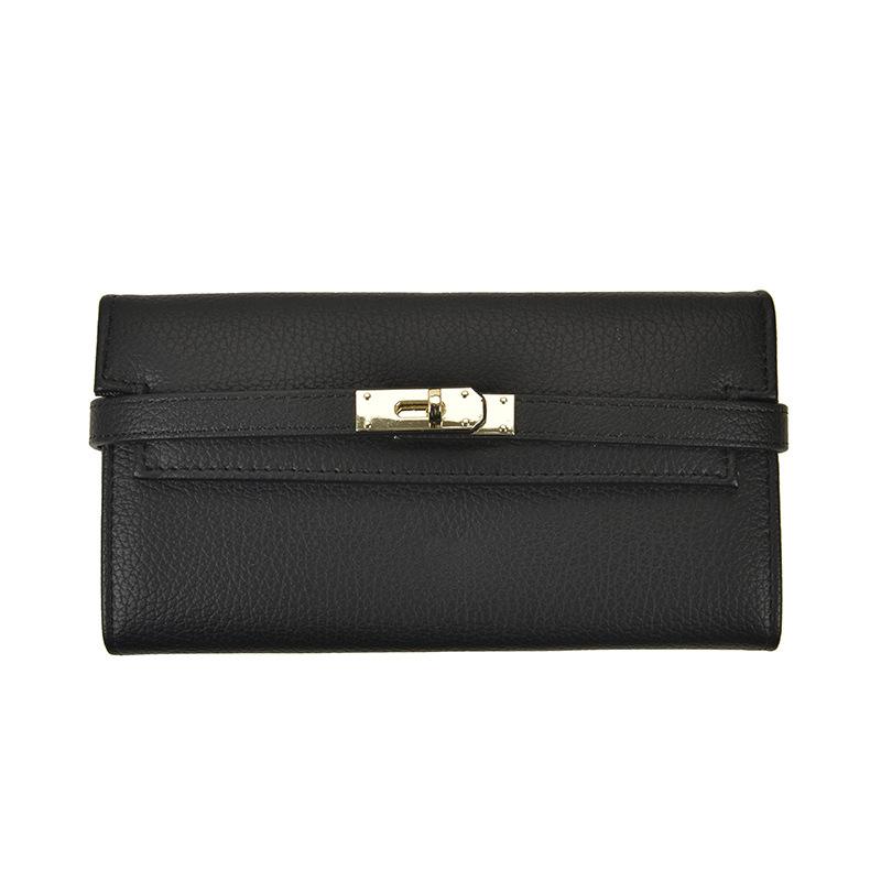 Marlene Leather Clutch Bag  |  Womens Shoulder Bags Handbags NERO