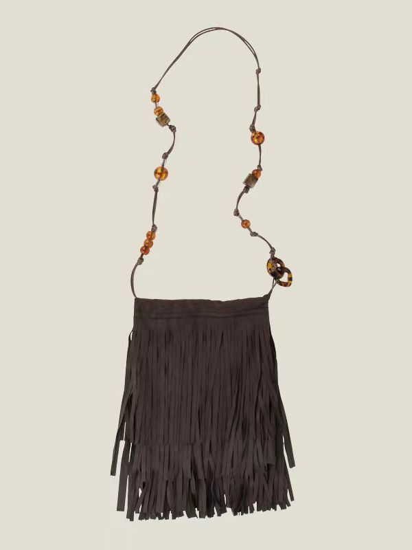 Medium Fringe Hobo Bag  |  Womens Shoulder Bags Handbags LL FRINGE