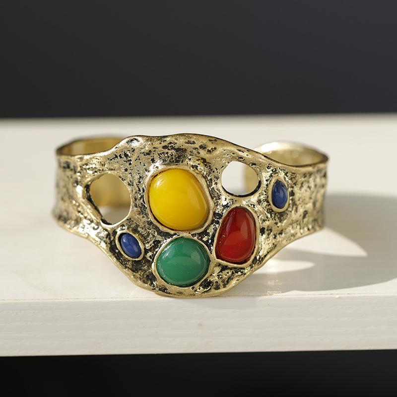 Multi-Stone Berbere Cuff Bracelet  |  Womens Bracelets Bracelets Bracelets