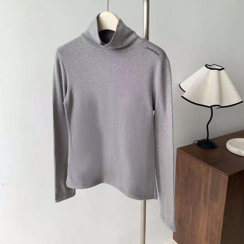 Nate Buttoned Mock-Neck Top  |  Womens Tops Clothing MEDIUM HEATHER GREY