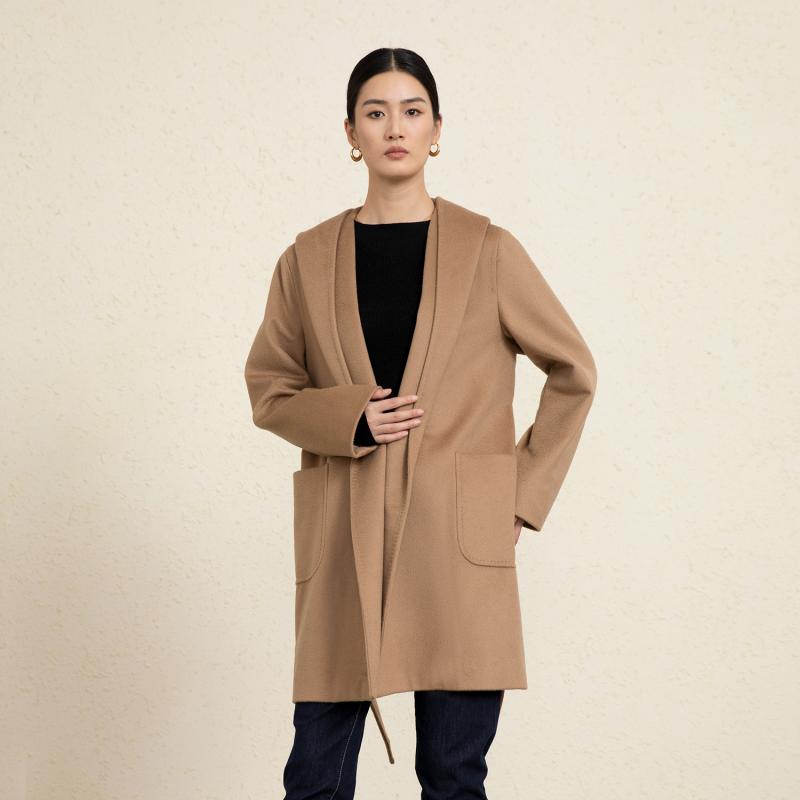 Open-Front Cashmere Car Coat  |  Womens Jackets & Blazers Clothing Camel