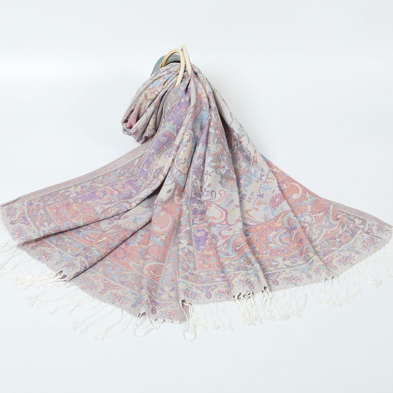 Paisley & Floral Silk Scarf  |  Womens Scarves & Wraps Accessories S9000 MULTICOLOR