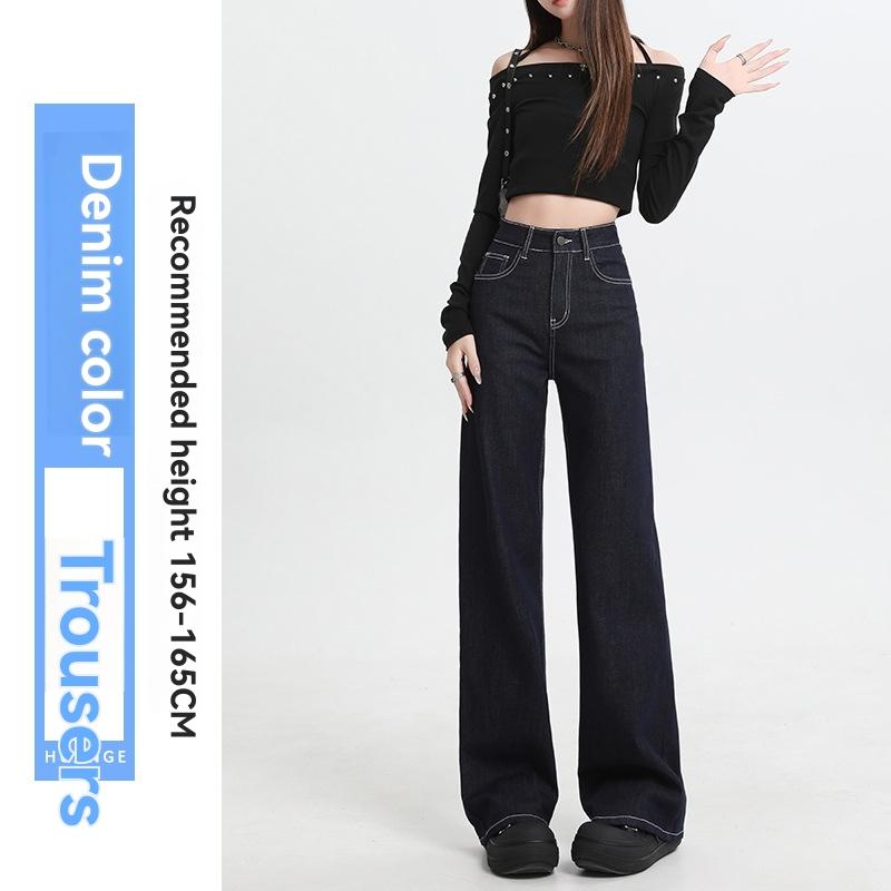 Pantinie Belted Wide-Leg Jeans  |  Womens Jeans Clothing BLACK