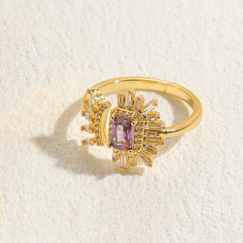 Pink Sapphire Mini Evil Eye Ring  |  Womens Rings Jewelry GOLD